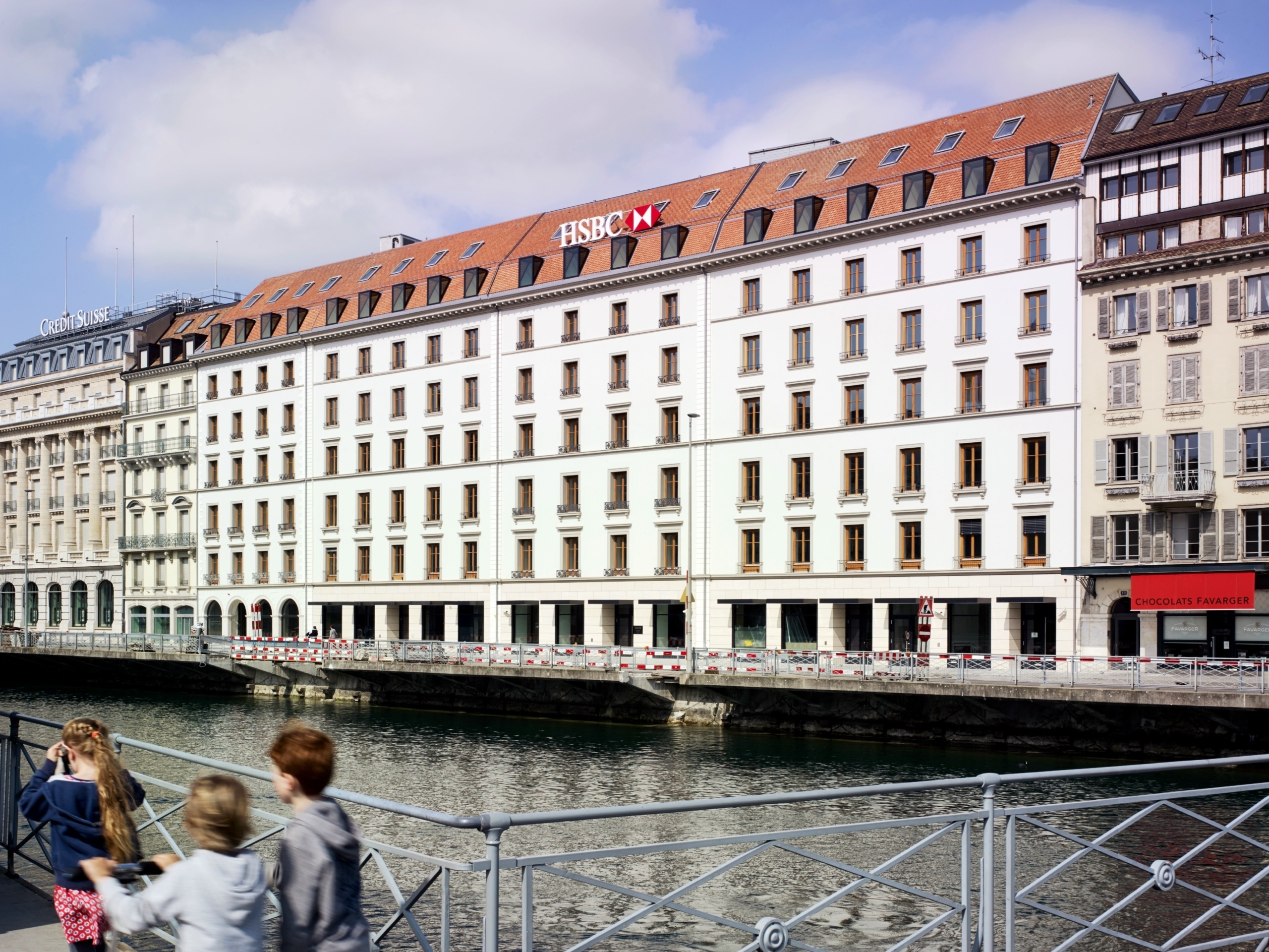 HSBC-Gebäude, Quai des Bergues in Genf