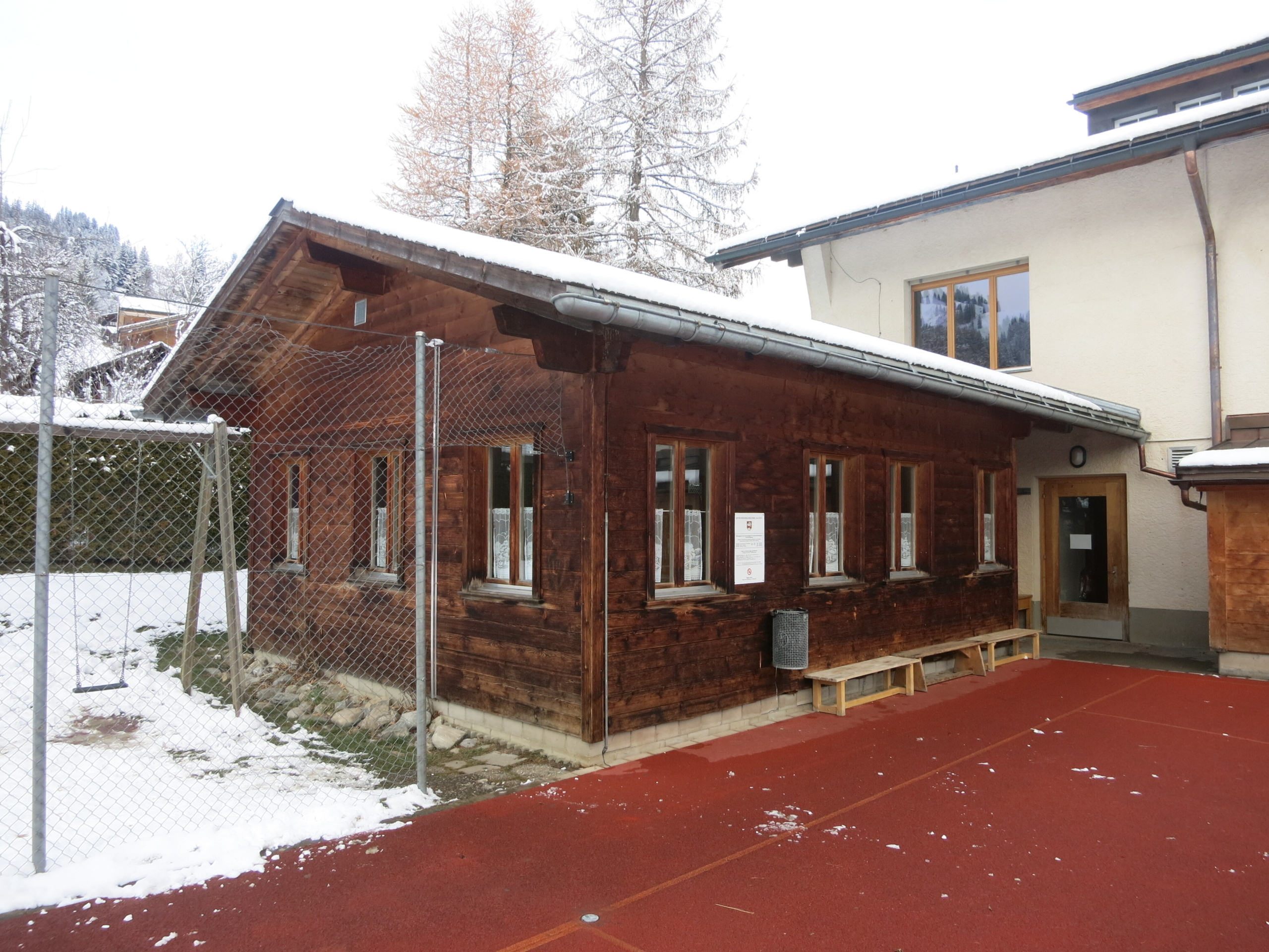 Mesures Pavillon de bois (Holzpavillon) à Saanen