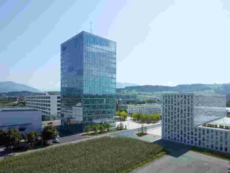 Neubau ARB Bau 5 Administrationsgebäude Rotkreuz